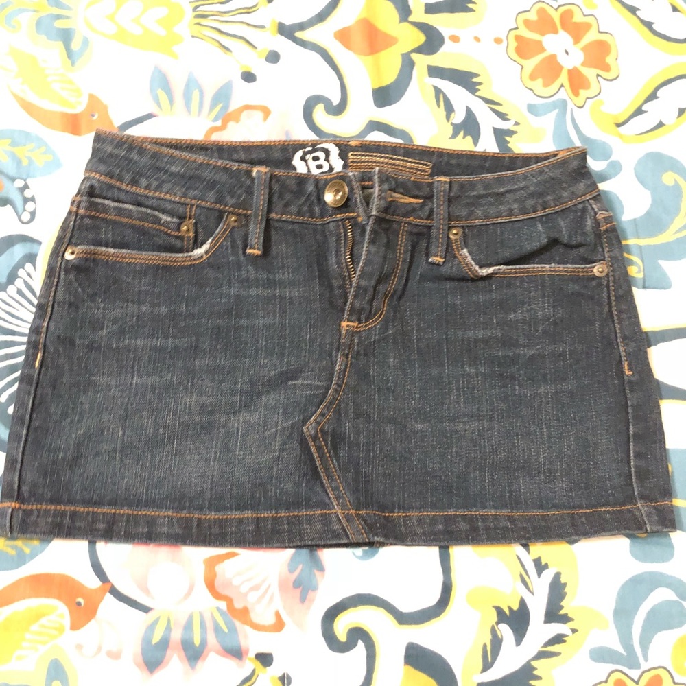 Bullhead mini jean skirt